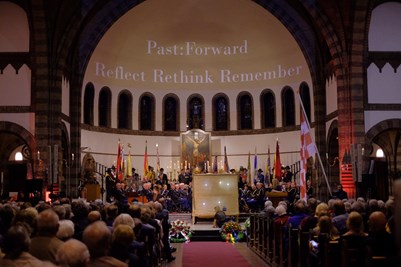 Performance Past Forward tijdens de WOII herdenking in Waalre, 11 september 2019,