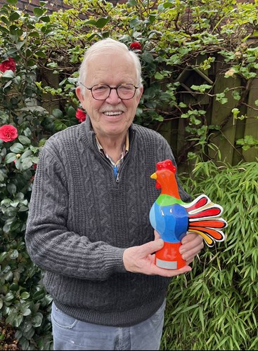 Toon van Boxtel met de Willem Ivenprijs