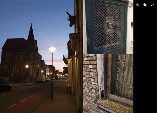 Foto's van de straat en het pand in Waalwijk. Foto's Ferdi Labordus.